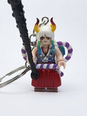 One Piece Yamato Custom Minifigure Keychain